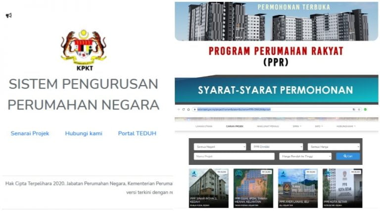 cara mohon rumah ppr