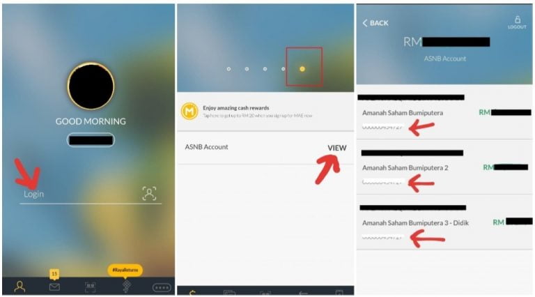 cara semak asb maybank