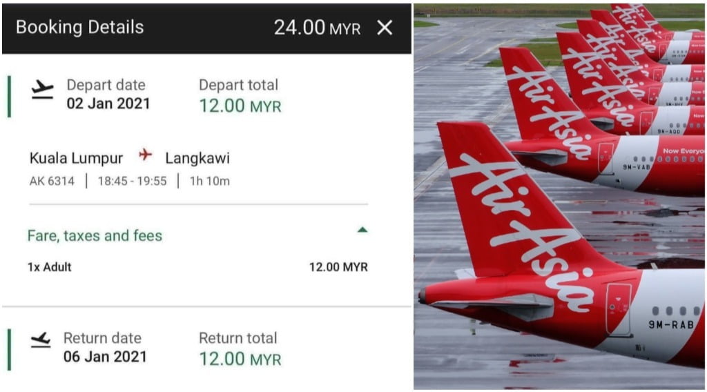 Tiket flight murah air asia