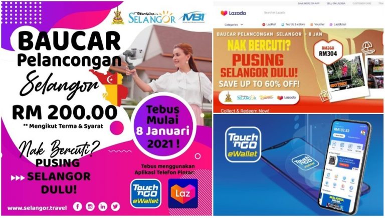 baucar pelancongan selangor rm200