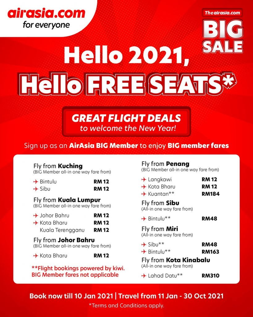promosi Air Asia 2021 
