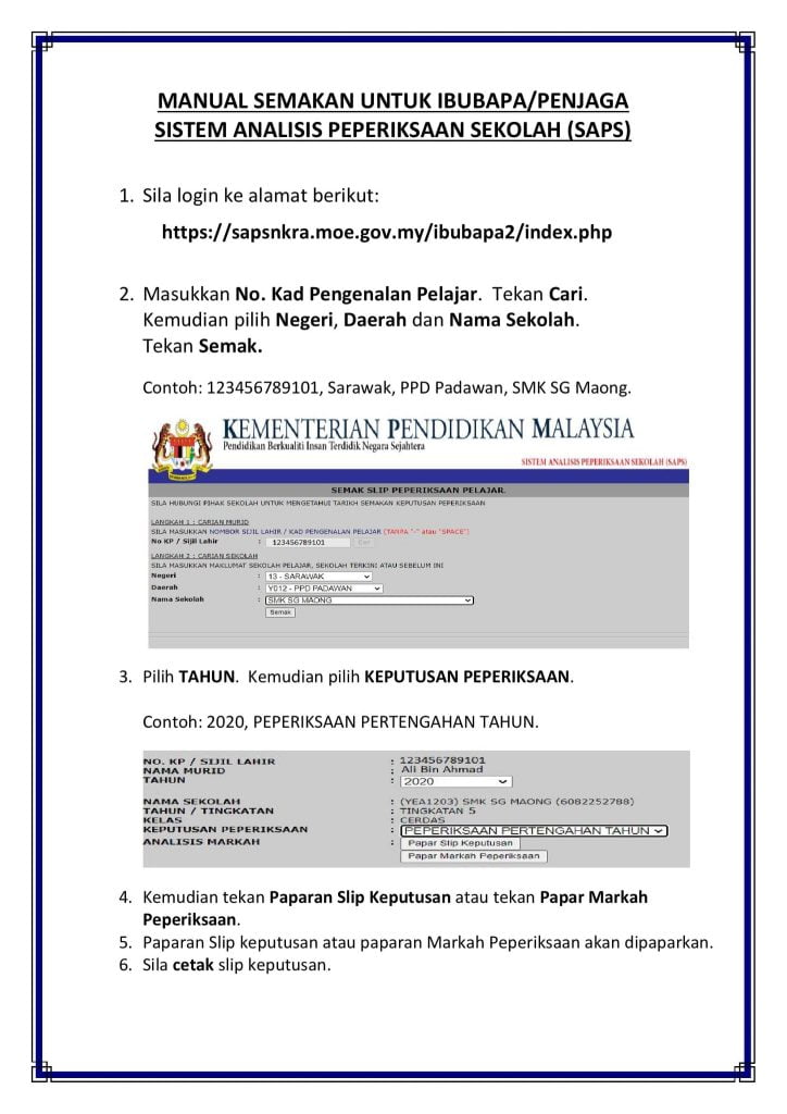 Za'baOfficial on X: PERINGATAN SEMAKAN KEPUTUSAN PEPERIKSAAN