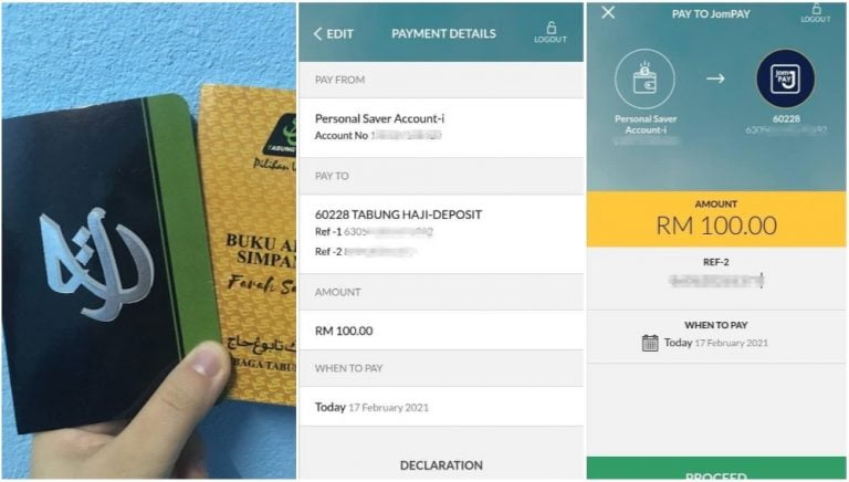 simpan duit di tabung haji
