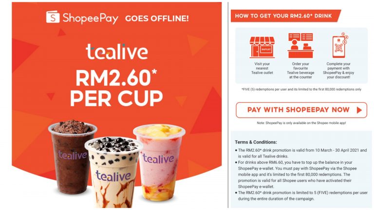 promosi tealive rm2.60