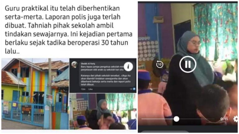 Cikgu tadika viral