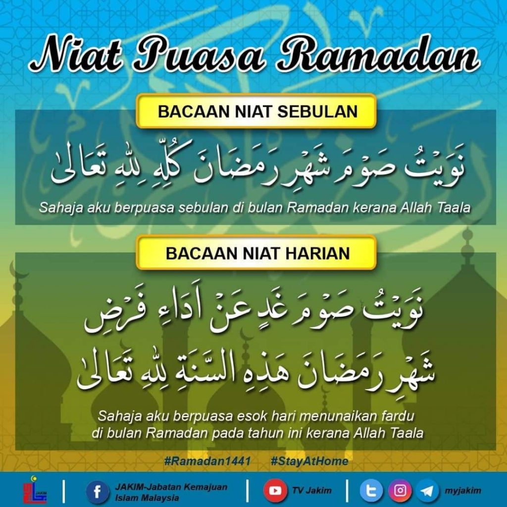 Niat puasa sebulan bulan ramadhan