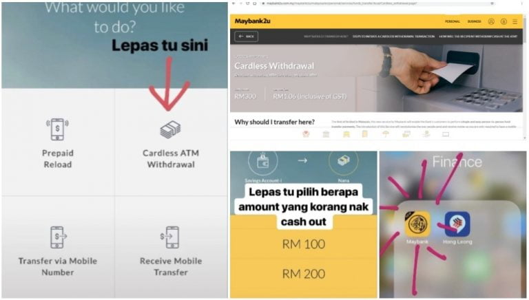 cardless withdrawal maybank