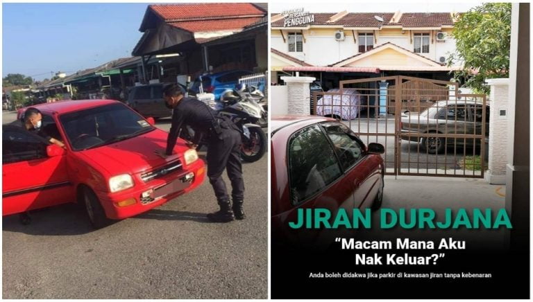 parking depan rumah jiran