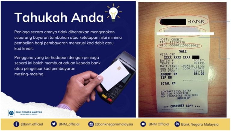 pembelian kad kredit debit