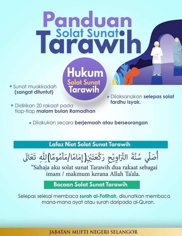 Doa tarawih selepas 8 rakaat