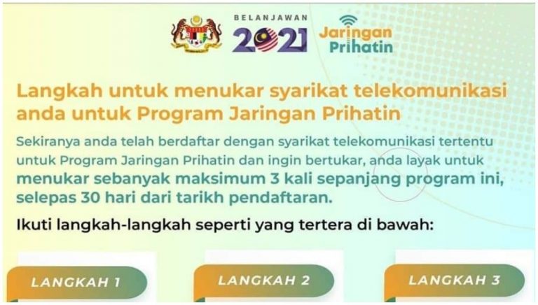 cara cancel jaringan prihatin