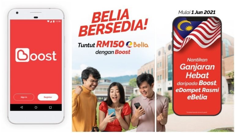 daftar boost ewallet