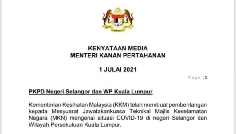 SOP PKPD DAERAH SELANGOR