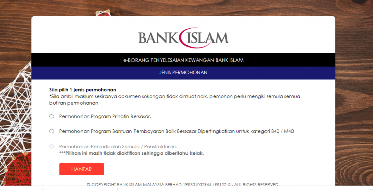 moratorium bank islam PKP 3.0