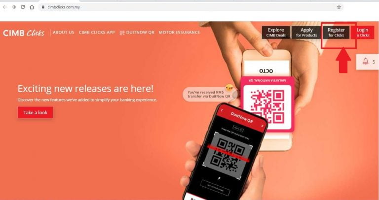 daftar cimb clicks