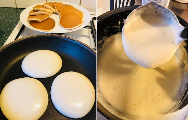 Pancake gebu resepi Cara Buat