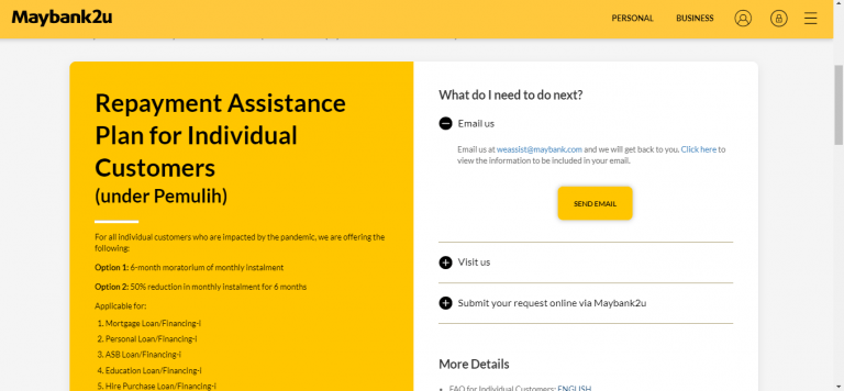 moratorium maybank pemulih