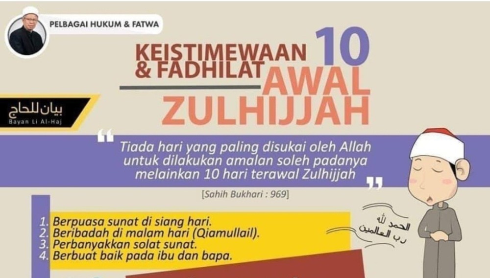 Niat Puasa 9 Hari Terawal Zulhijjah Hari Arafah Beserta Kelebihannya
