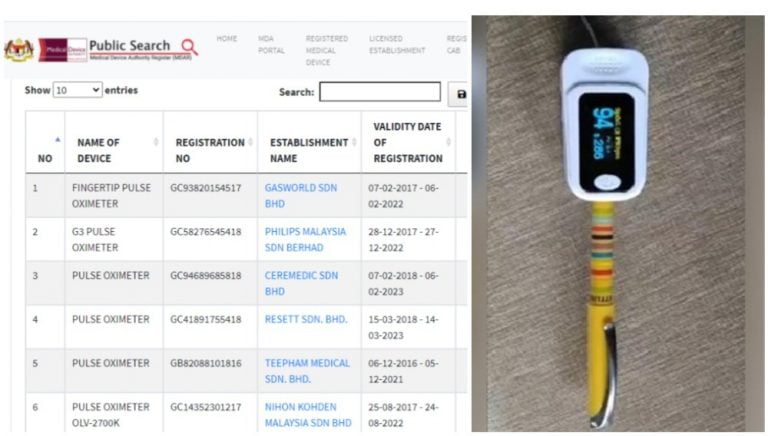 pulse oximeter lulus kkm