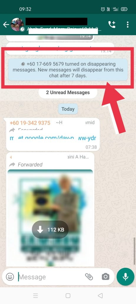 disappearing messages whatsapp