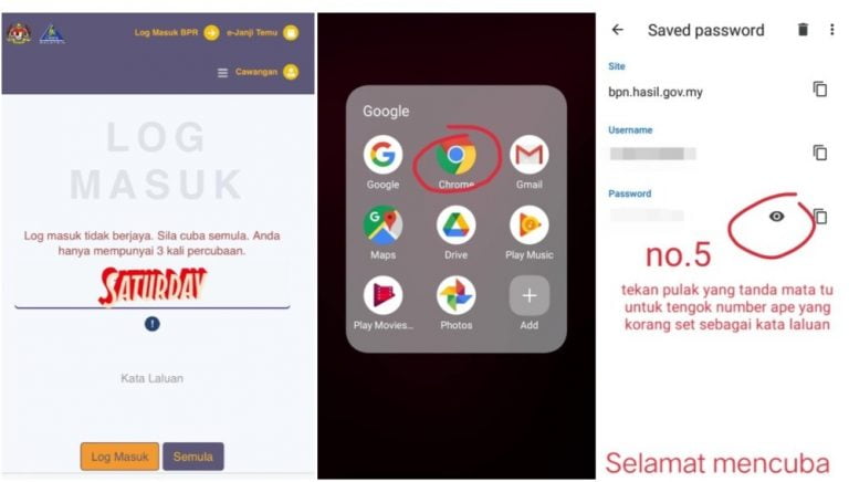 lupa kata laluan bpr