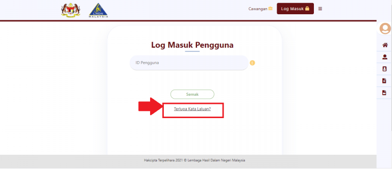 lupa kata laluan bkc