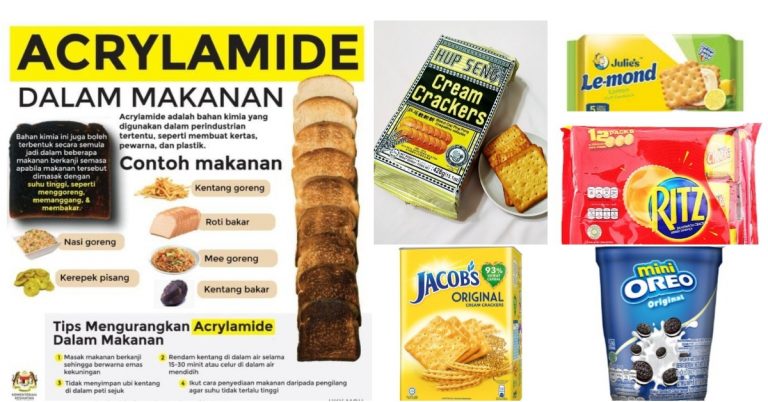 acrylamide biskut