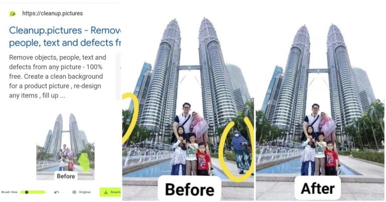 cara hilangkan objek dalam gambar