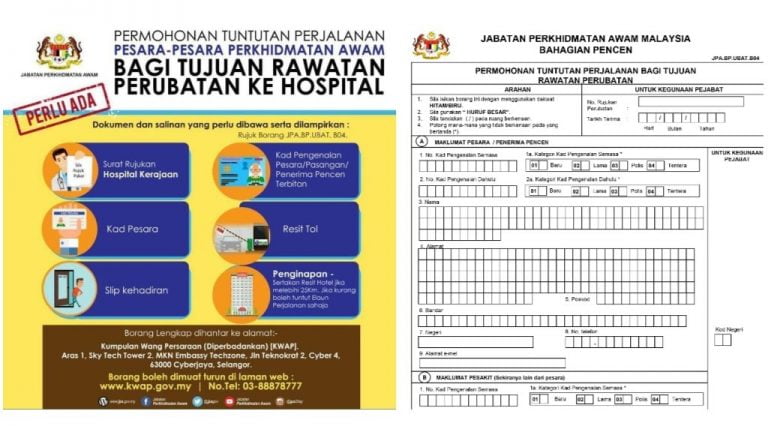 tuntutan perjalanan pesara