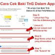Cara Check Baki Kad Touch N Go Online / Guna IC