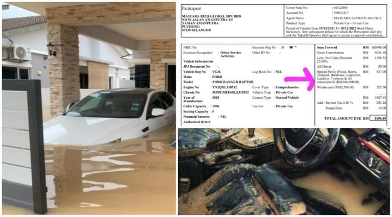 cara claim insurans kereta banjir