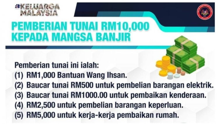 bantuan banjir keluarga malaysia