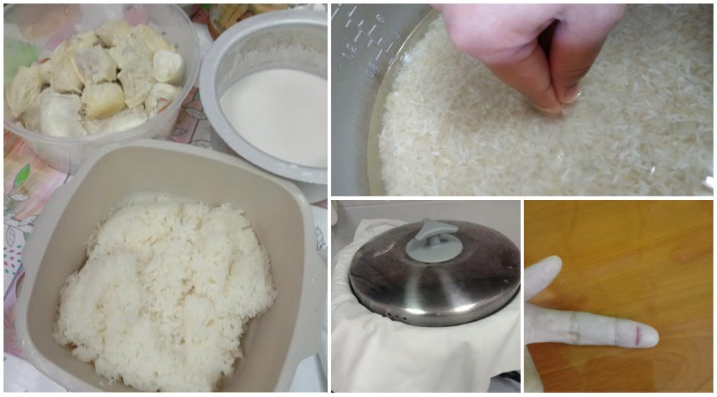 cara masak pulut rice cooker