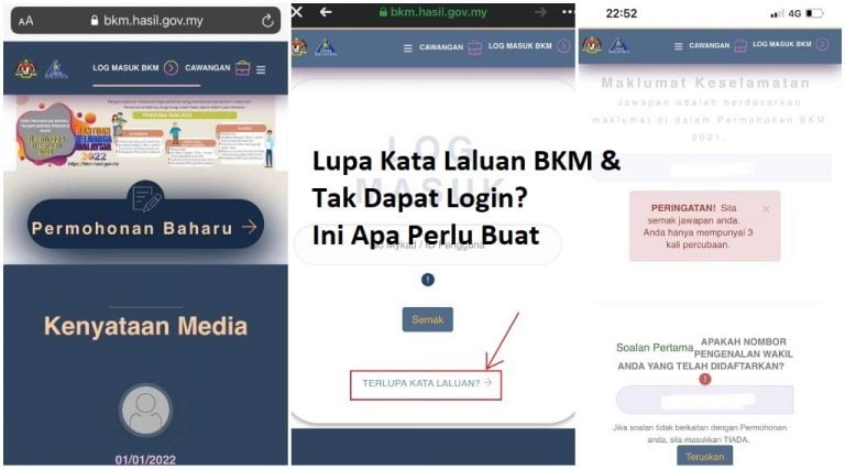 lupa kata laluan bkm