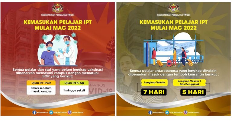 kemasukan pelajar ipt 2022