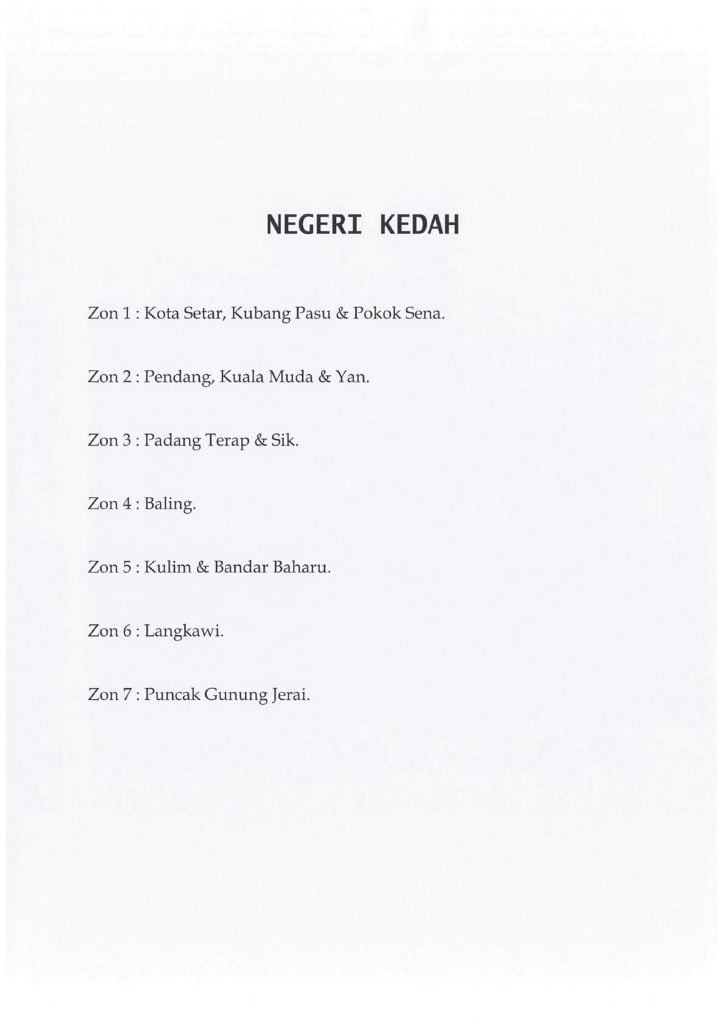 Waktu Berbuka & Imsak Negeri Kedah 2022 (JAKIM)
