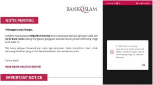 bank islam tergendala