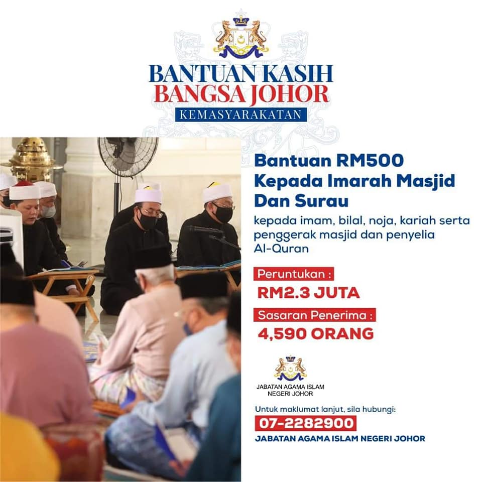 Johor bantuan 2021 rakyat