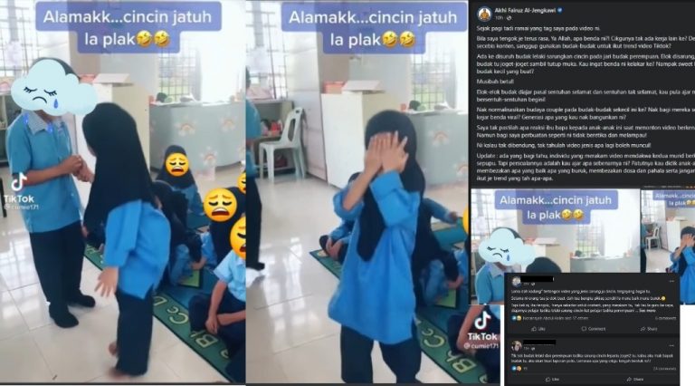 trend sarung cincin tiktok tadika