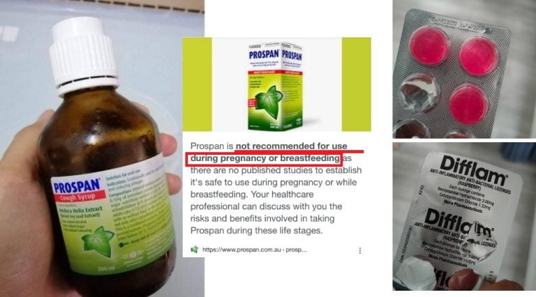 ubat batuk ibu hamil mengandung menyusu