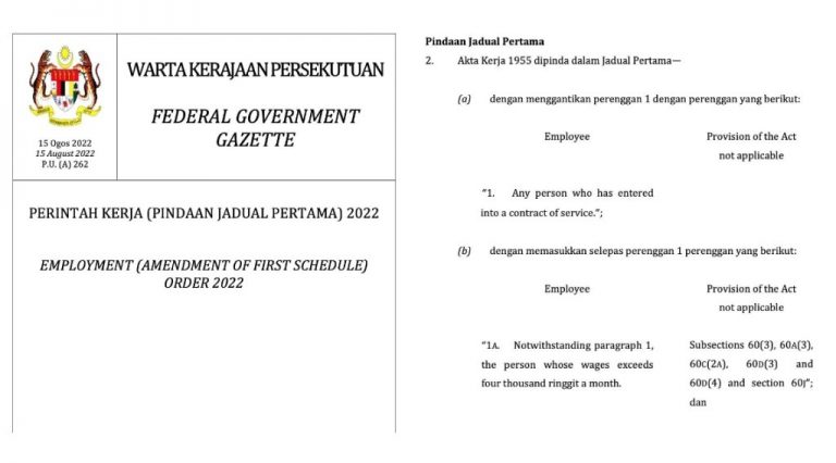 akta kerja 1955 2022