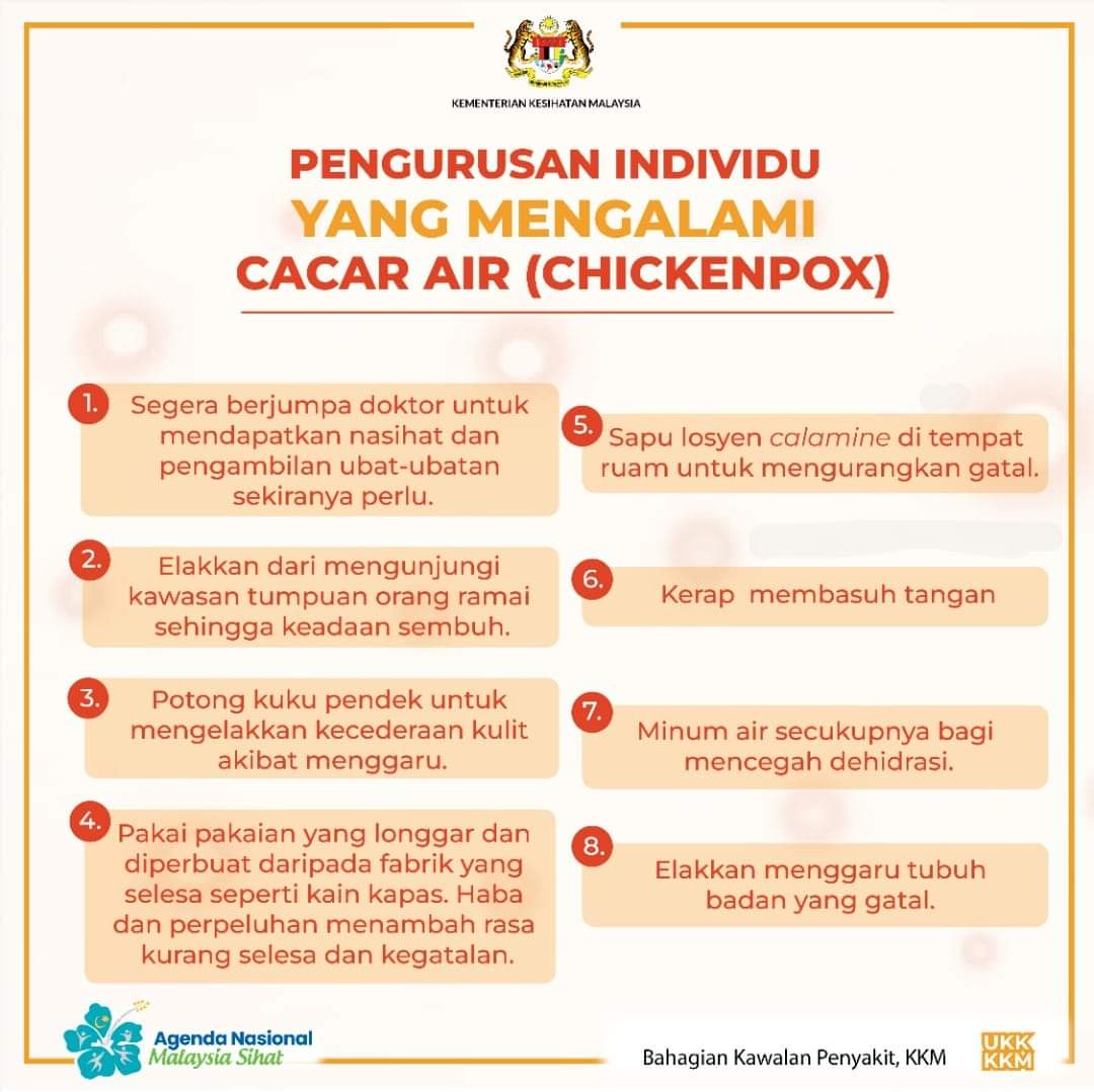 Chickenpox In Tagalog Cacar Air (Chicken Pox): Punca, Tanda, Simptom & Rawatan