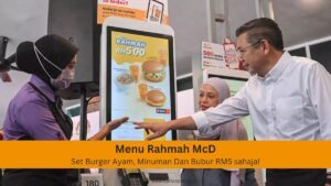 Menu Rahmah McD: Set Burger Ayam, Minuman Dan Bubur RM5 sahaja!