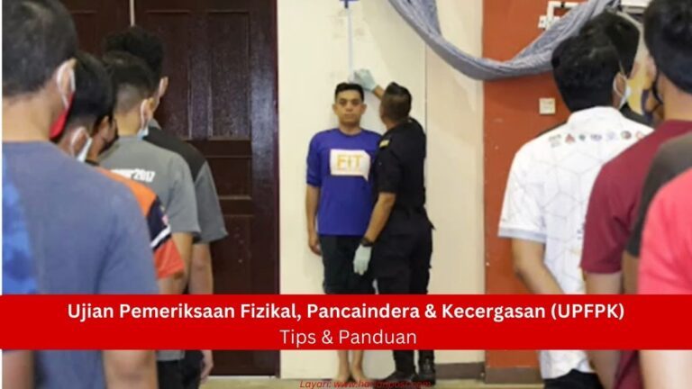 UFPK - Ujian Pemeriksaan Fizikal, Pancaindera & Kecergasan