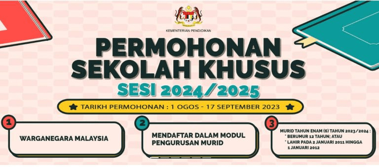 Permohonan Sekolah Khusus 2024/2025 & Tarikh Semakan PKSK